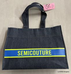 BORSA JEANS SEMICOUTURE NUOVO