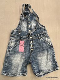 SALOPETTE JEANS CORTA