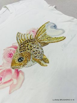 MAGLIA M/C MONNALISA CON STRASS