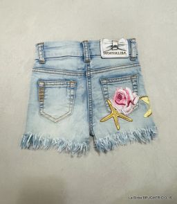 SHORT MONNALISA  RICAMATI * PESCI