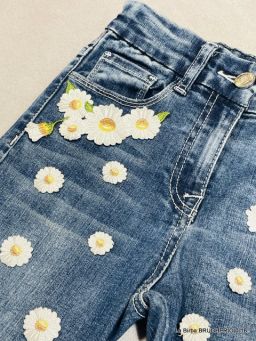 JEANS MONNALISA RICAMO MARGHERITE