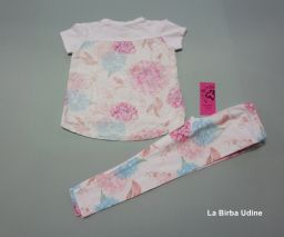 COMPLETO GUESS MAGLIA M/C + LEGGINS FLOREALE