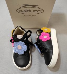 SCARPE PELLE C/APPLICAZIONI BALDUCCI NUOVE