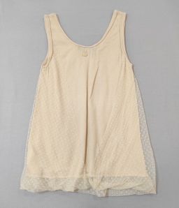TOP C/TULLE TWIN SET