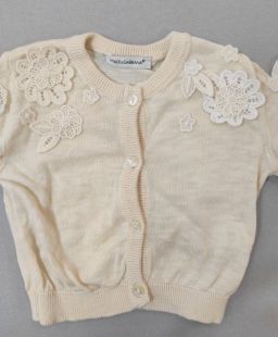 CARDIGAN COTONE C/APPLICAZIONI DOLCE & GABBANA