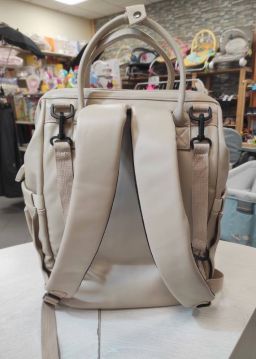 BORSA/ZAINO ECOPELLE CAMBIO PANNOLINO BAMBOOM NUOVA