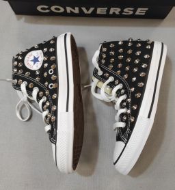 SNEAKERS TELA C/BORCHIE CONVERSE ALL STAR NUOVE