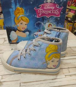 SCARPE TELA C/LACCI/ZIP PRINCIPESSE NUOVE