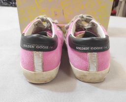 SNEAKERS SUPER STAR CLASSIC WITH LIST PINK FLUO GOLDEN GOOSE