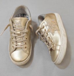 SNEAKERS PELLE DORATE 2STAR