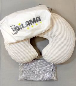 CUSCINO ALLATTAMENTO C/DOPPIA FODERA DILAMA BABY