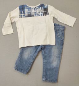 MAGLIA M/L + JEANS BENETTON