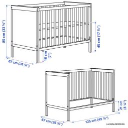 LETTINO IKEA DOPPIA ALTEZZA CON MAT. OMAGGIO
