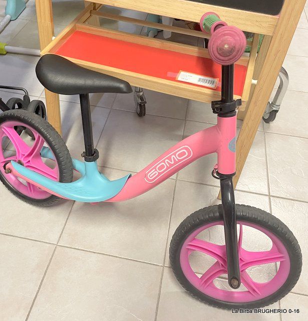 GOMO BICICLETTA SENZA PEDALI BAMBINI 3-5 ANNI
