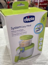 CHICCO THERMOS PORTAPAPPA SYSTEM EASY MEAL MAI USATO