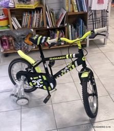 BICICLETTA 16" MONTANA CON ROTELLE NUOVE