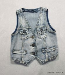 GILET JEANS SISLEY