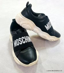 SNEAKERS MOSCHINO TEEN SENZA  LACCI