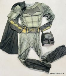 COSTUME BATMAN C/MASCHERA E MANTELLO