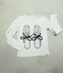 MAGLIA M/L MICROBE CON STRASS