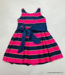 VESTITO COTONE RALPH LAUREN CON CINTURA