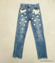 JEANS MONNALISA RICAMO MARGHERITE