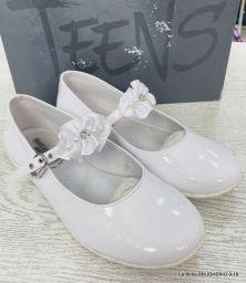 BALLERINE NERO GIARDINI VERNICE STRASS