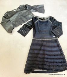 VESTITO MARCIANO C/BOLERO ECOPELLE LIU JO