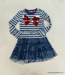 VESTITO DESIGUAL M/L