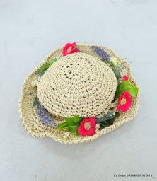 CAPPELLO PAGLIA FIORI