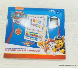 LAVAGNA PAW PATROL CON ABACO NUOVA