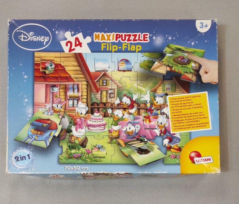MAXI PUZZLE DISNEY FLIP FLAP 24PZ