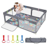 BOX TESSUTO BABY PLAYPEN C/SOSTEGNI METALLO 150X200