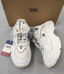 SNEAKERS C/LACCI CHUNKY JEANS RUNNER TOMMY JEANS NUOVE