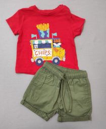 MAGLIA M/C CHIPS + SHORT PRENATAL