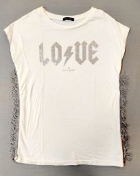 MAGLIA S/M C/FRANGE SILVER MY T-SHIRT