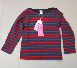 MAGLIA M/L RIGHE PETIT BATEAU NUOVA