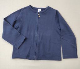 FELPA GARZATA C/ZIP PETIT BATEAU