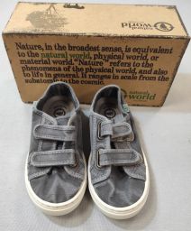 SCARPE TELA C/STRAP OLD LEZA NATURAL WORLD NUOVE