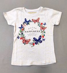 MAGLIA M/C C/APPLICAZIONI HAPPINESS