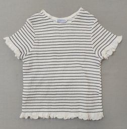 MAGLIA M/C ELASTICIZZATA A RIGHE MAYORAL