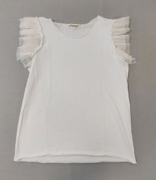 MAGLIA M/C TULLE POPOMMO