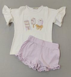 MAGLIA M/C C/APPLICAZIONI + SHORT EMC
