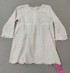 ABITO M/L COTONE C/RICAMI BABE & TESS