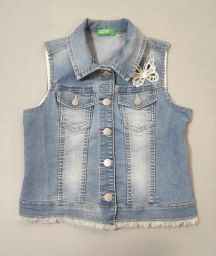 GILET ELAST JEANS BENETTON