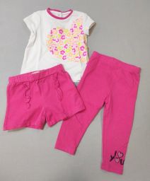 MAGLIA M/C + LEGGINS + SHORT CHICCO