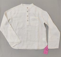 CAMICIA LINO SERAFINO M/L ACCORCIABILI BUHO