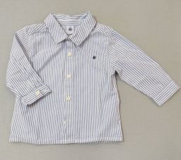 CAMICIA M/L RIGATA PETIT BATEAU