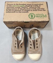 SCARPE TELA NATURAL WORLD