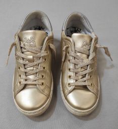 SNEAKERS PELLE DORATE 2STAR